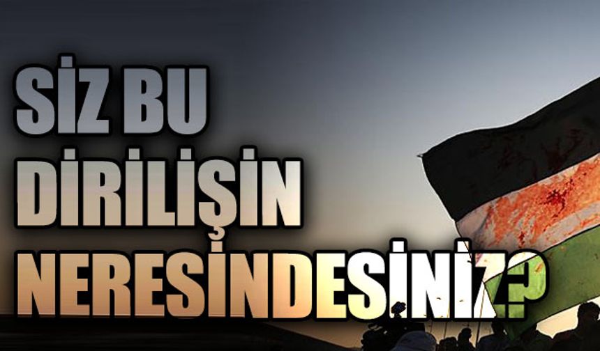 Siz Bu Dirilişin Neresindesiniz?