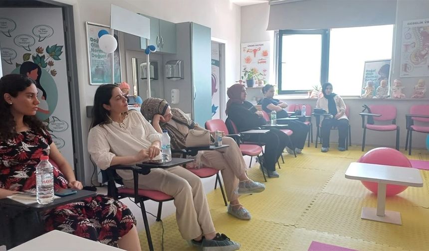 Yalova’da Gebe Okulu’ndan Anne Adaylarına Bilinçli Doğuma Hazırlık