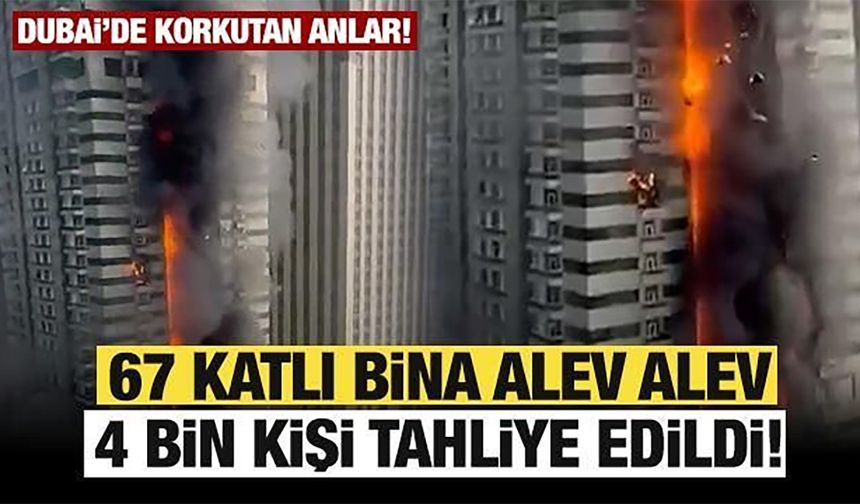 Dubai Marina Gökdeleninde Korkutan Yangın: Yaklaşık 4 Bin Kişi Tahliye Edildi