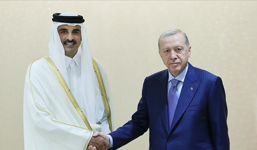 Cumhurbaşkanı Erdoğan, Katar Emiri Al Sani ile Doha’da Görüştü