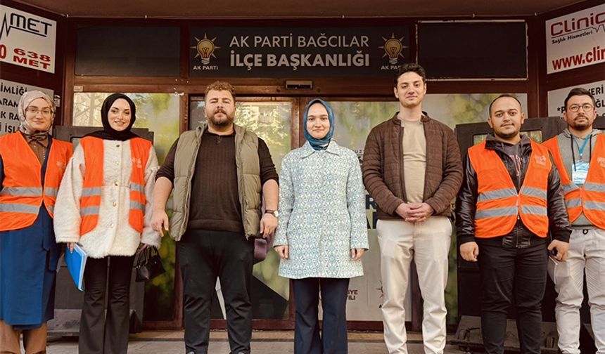 AK Parti Bağcılar Gençlik Kolları’ndan Yoğun Saha Mesaisi